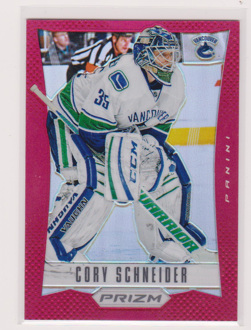 2012-13 Panini Prizm Red #48 Cory Schneider 32/50 (image for) 2012-13 Panini Prizm Red #48 Cory Schneider 32/50